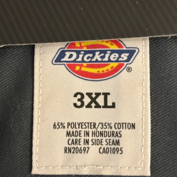 Dickies Men's Short Sleeve Twill Shirt - Dark Gray - Picture 5 of 7